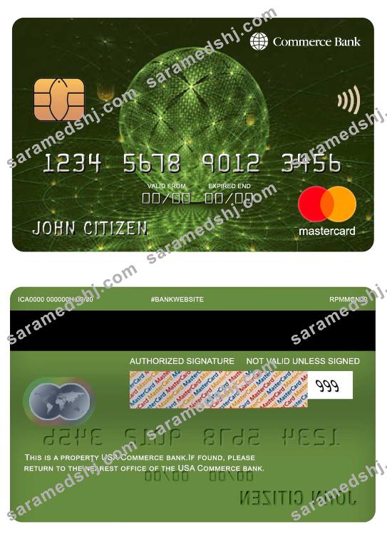 USA Commerce bank mastercard